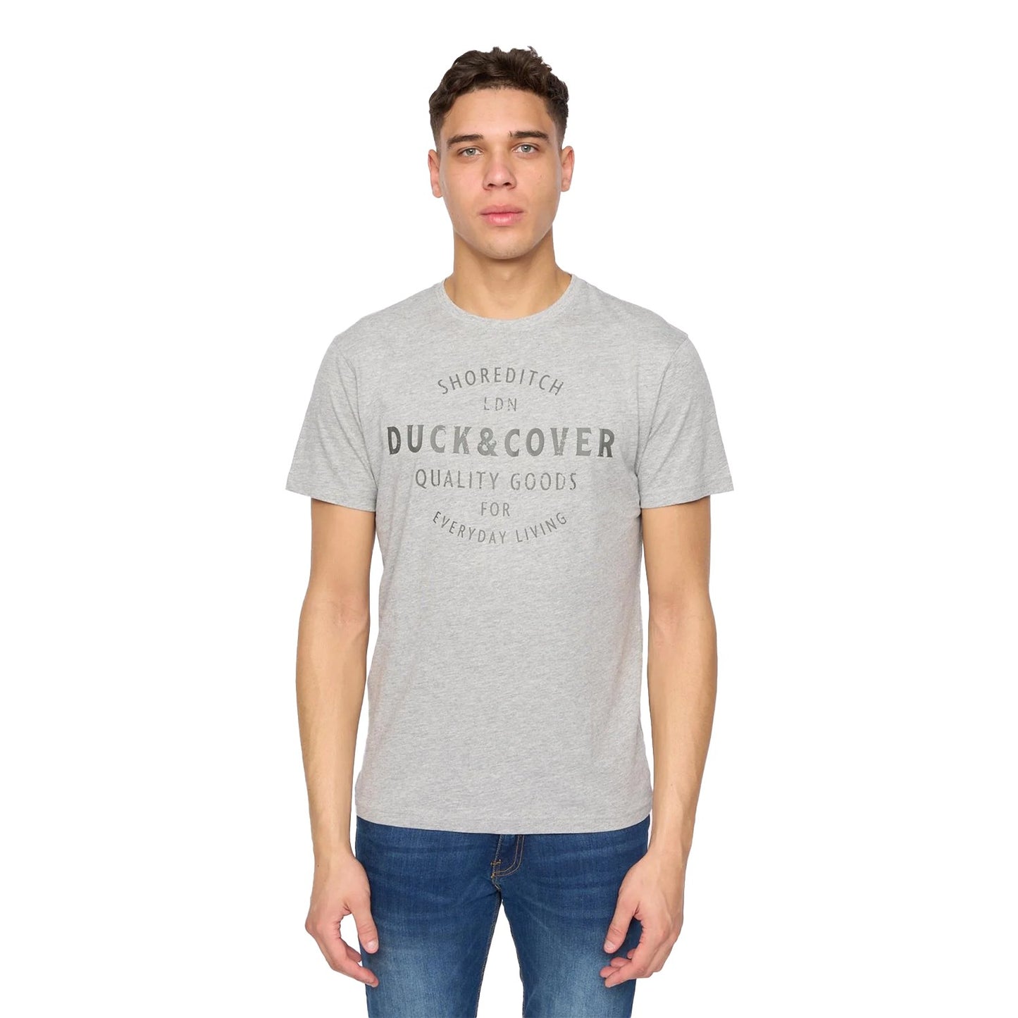Multicoloured - Lifestyle - Duck and Cover Mens Cheymore & Corsure T-Shirt (Pack of 10)