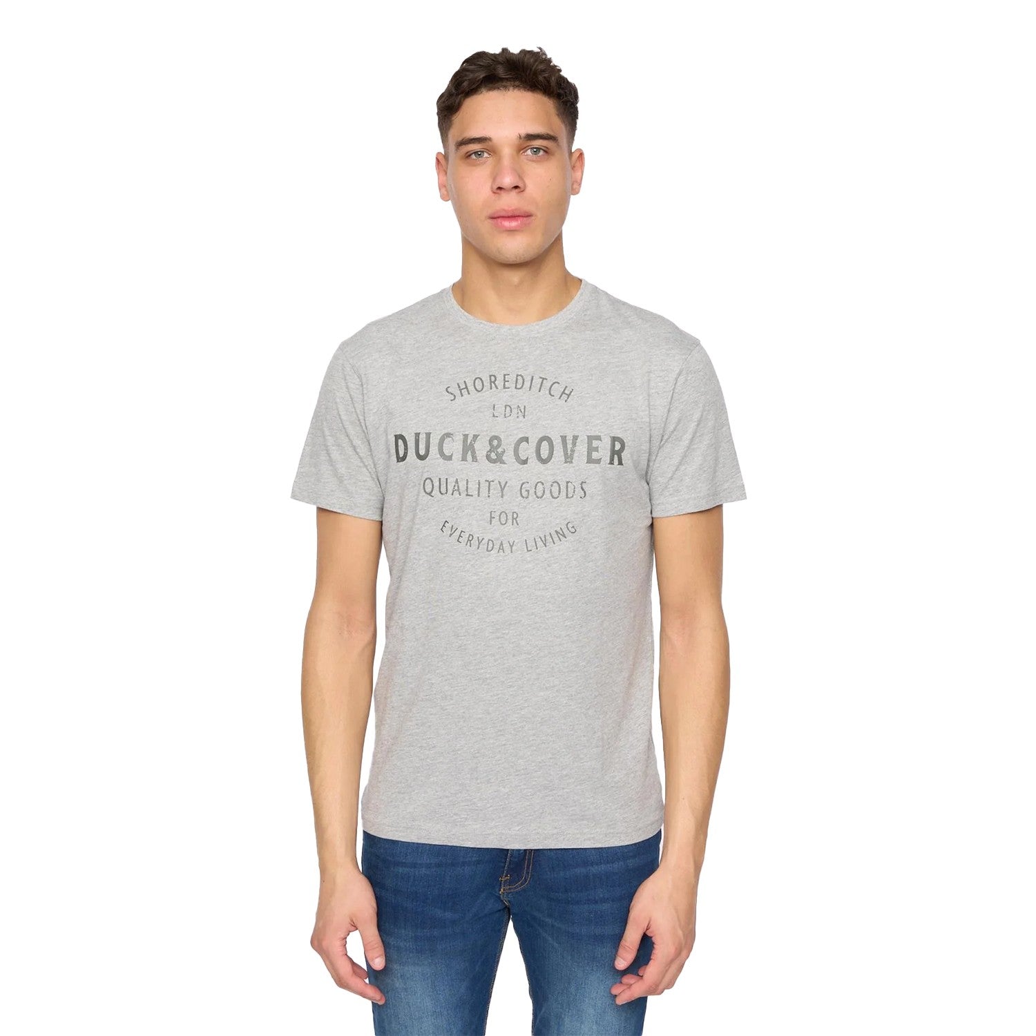 Multicoloured - Lifestyle - Duck and Cover Mens Cheymore & Corsure T-Shirt (Pack of 10)