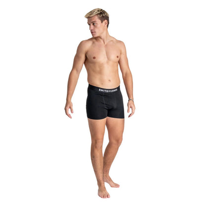 Multicoloured - Back - Smith & Jones Mens Cedar Boxer Shorts (Pack of 5)