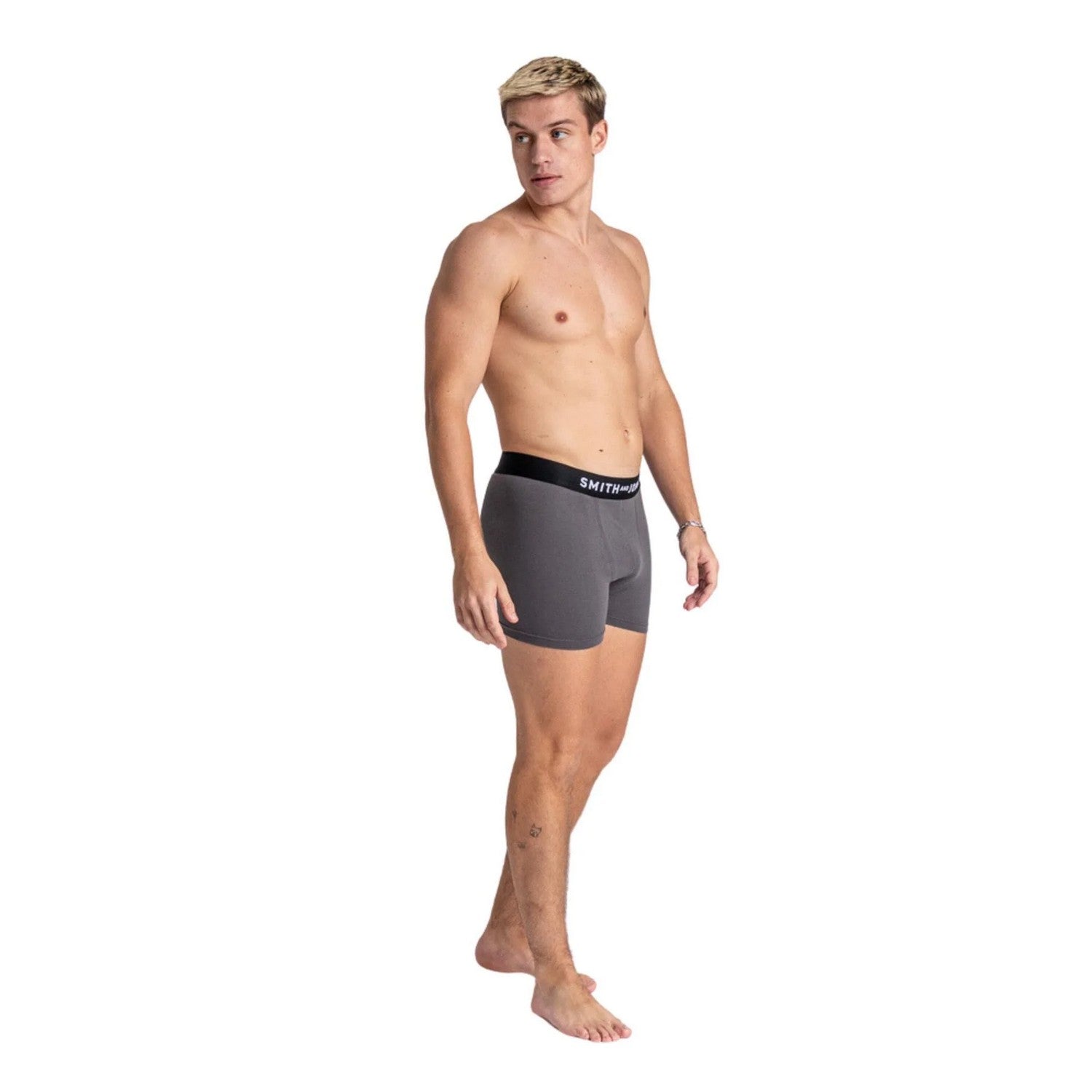 Multicoloured - Side - Smith & Jones Mens Cedar Boxer Shorts (Pack of 5)