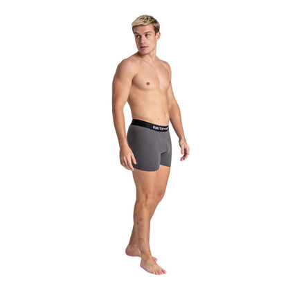 Multicoloured - Side - Smith & Jones Mens Cedar Boxer Shorts (Pack of 5)
