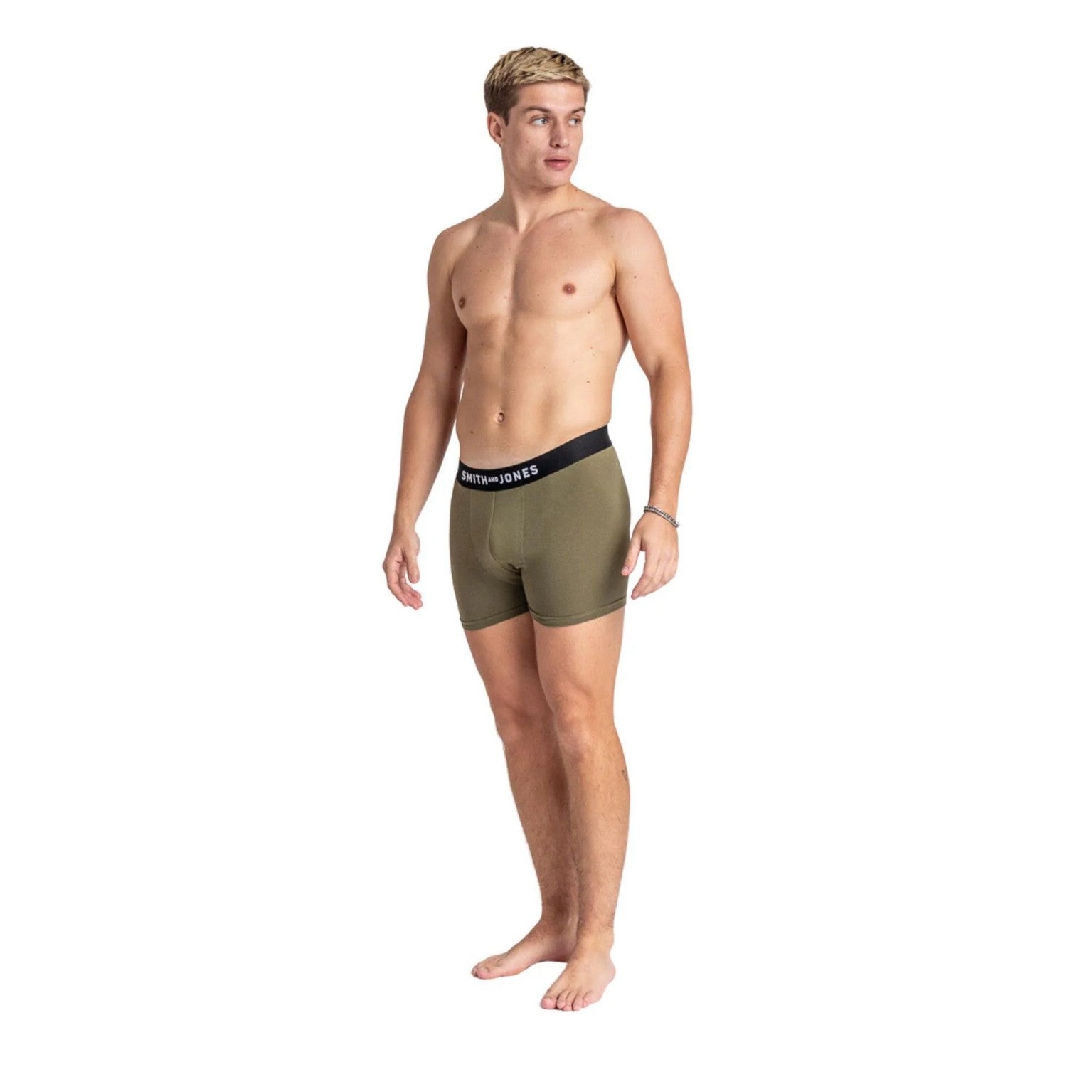 Multicoloured - Pack Shot - Smith & Jones Mens Cedar Boxer Shorts (Pack of 5)