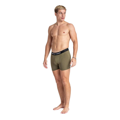 Multicoloured - Pack Shot - Smith & Jones Mens Cedar Boxer Shorts (Pack of 5)