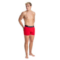 Multicoloured - Back - Smith & Jones Mens Tevin Boxer Shorts (Pack of 7)