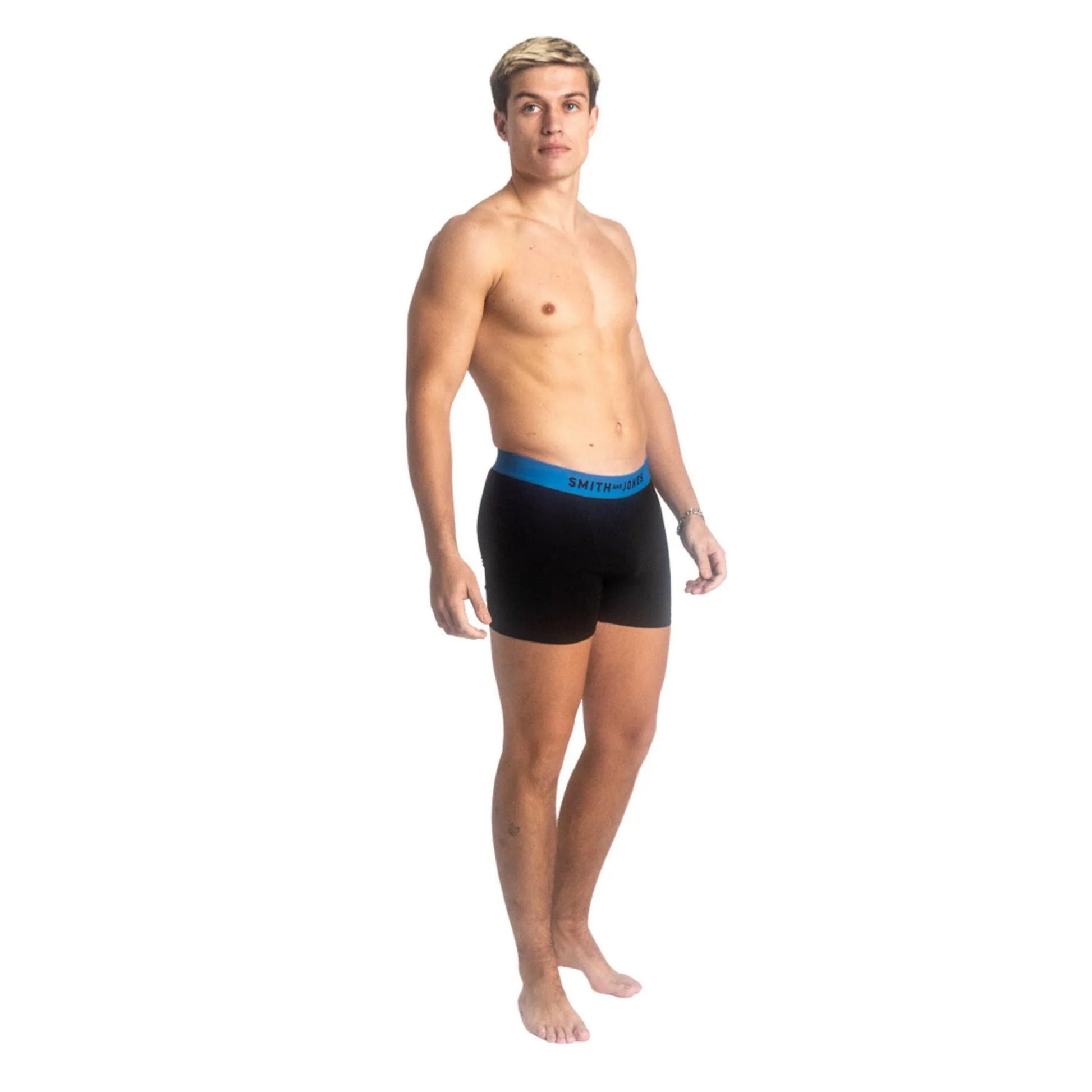 Multicoloured - Side - Smith & Jones Mens Leland Assorted Designs Boxer Shorts (Pack of 7)