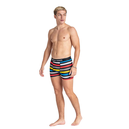 Multicoloured - Lifestyle - Smith & Jones Mens Leland Assorted Designs Boxer Shorts (Pack of 7)