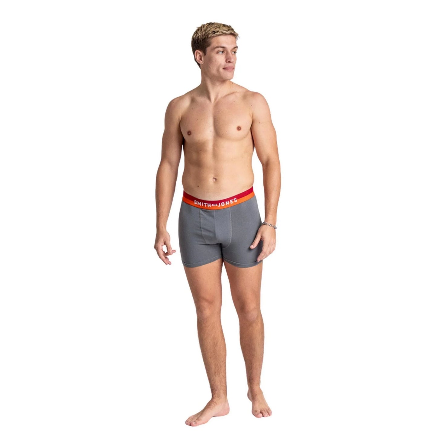 Multicoloured - Back - Smith & Jones Mens Wrenlow Boxer Shorts (Pack of 5)