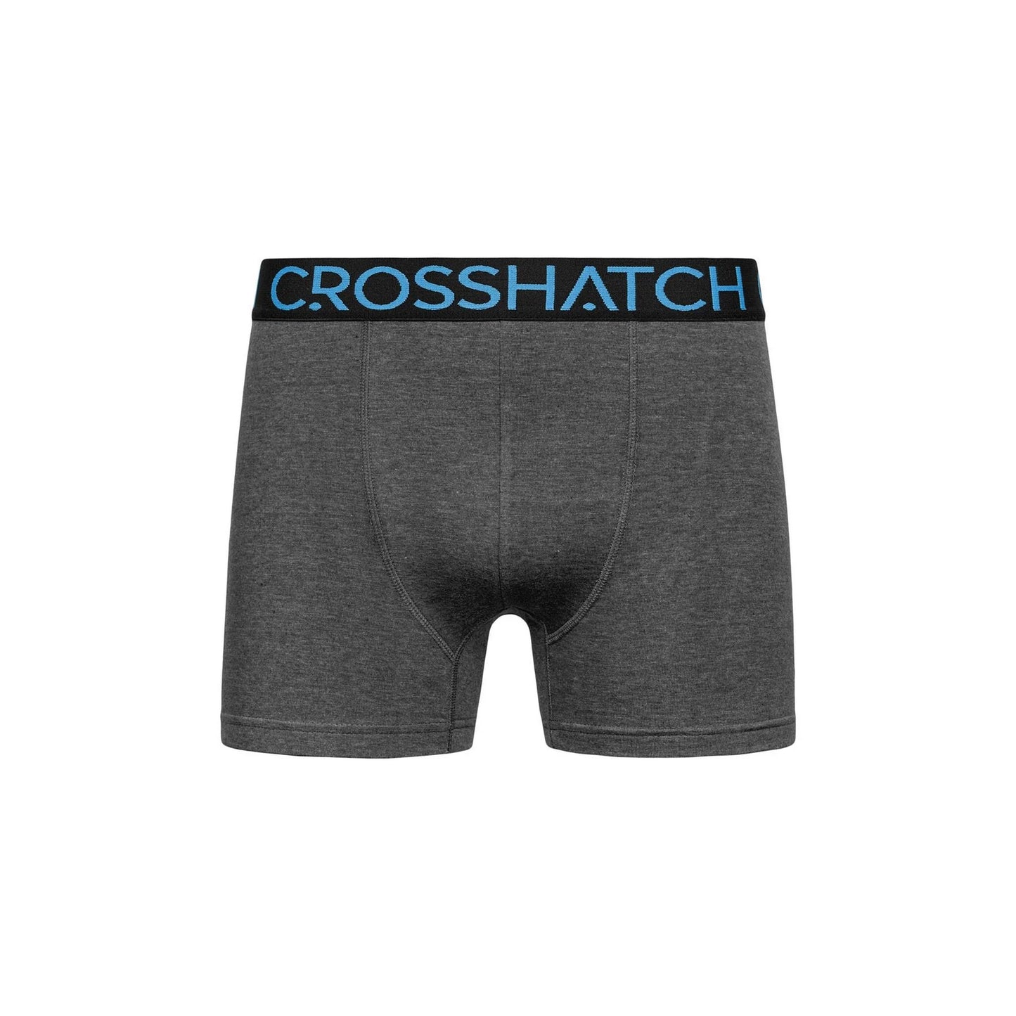 Charcoal - Lifestyle - Crosshatch Mens Chasma Marl Boxer Shorts (Pack of 3)