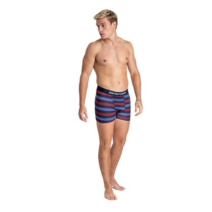 Multicoloured - Pack Shot - Smith & Jones Mens Aziel Assorted Designs Boxer Shorts (Pack of 7)