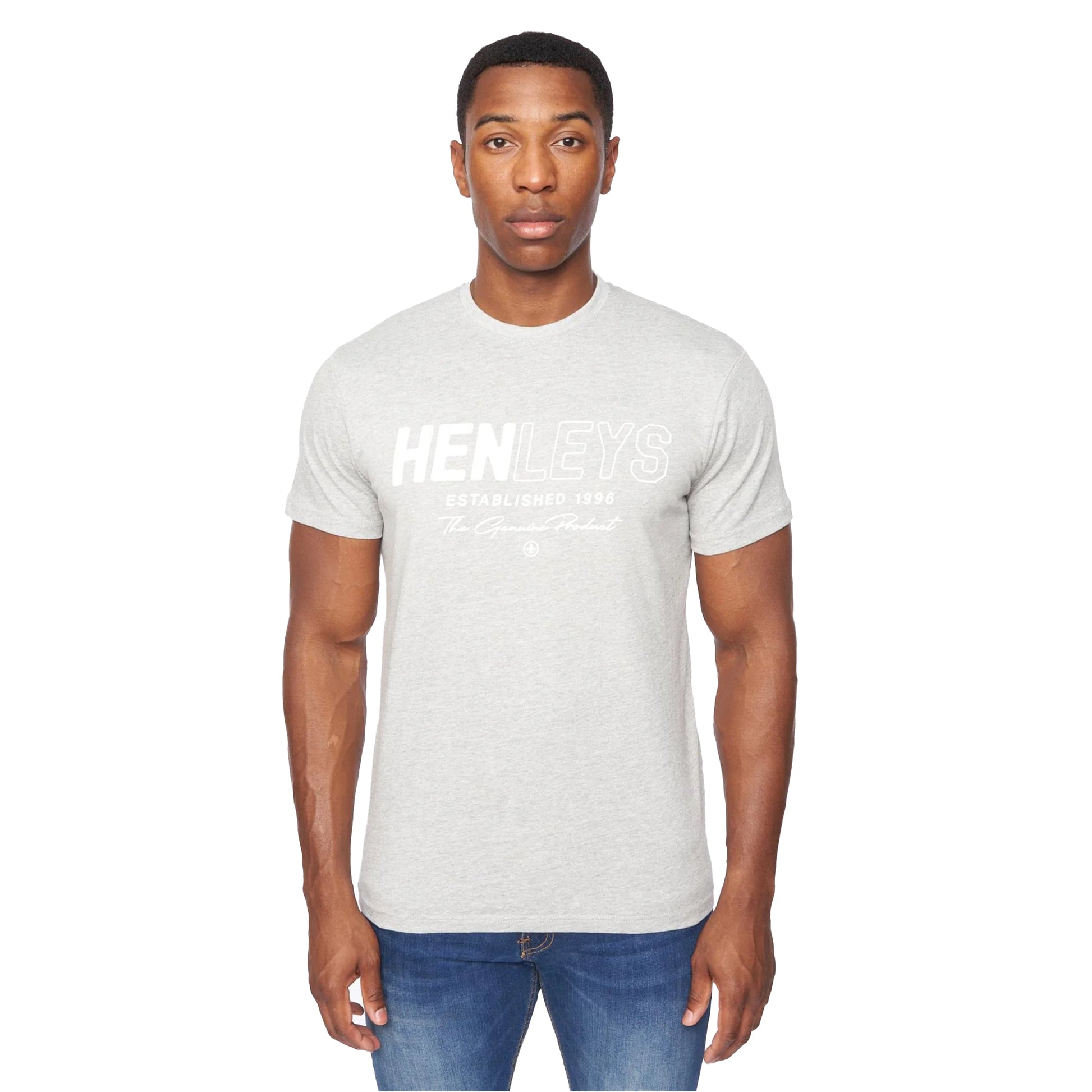 Multicoloured - Side - Henleys Mens Melvern T-Shirt (Pack of 3)