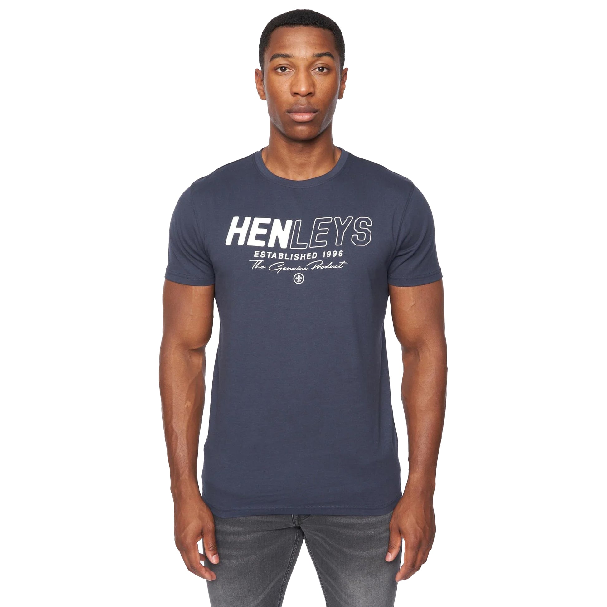 Multicoloured - Lifestyle - Henleys Mens Melvern T-Shirt (Pack of 3)