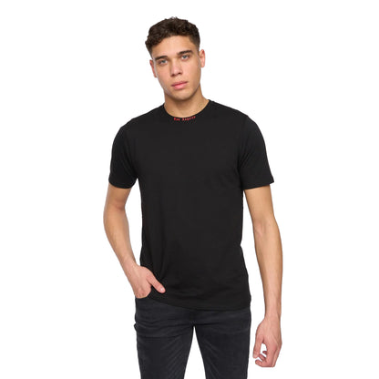 Black-Red - Front - Kings Will Dream Mens Los Angeles Back Print T-Shirt