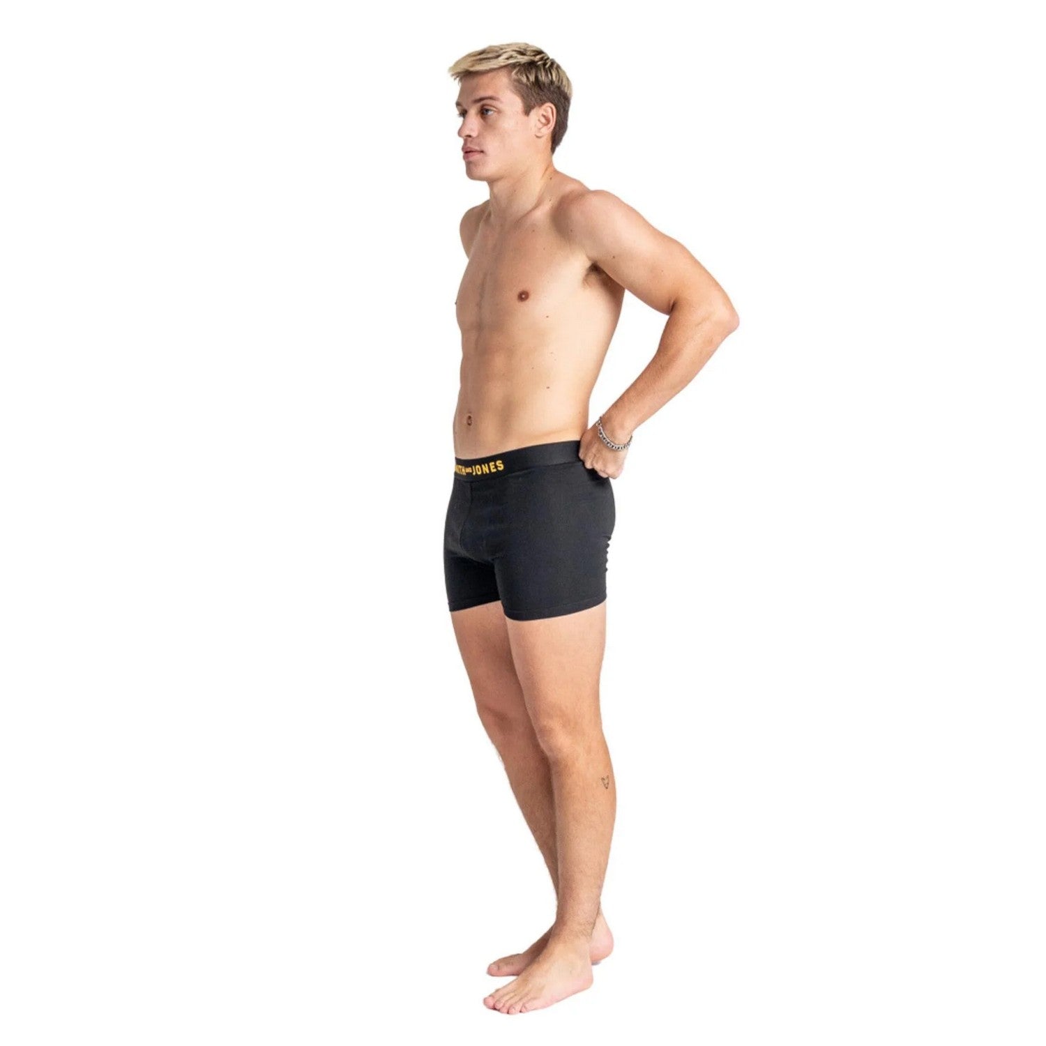 Multicoloured - Side - Smith & Jones Mens Kole Assorted Designs Boxer Shorts (Pack of 5)