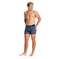 Blue-Black-Navy - Lifestyle - Smith & Jones Mens Zyden Assorted Designs Boxer Shorts (Pack of 7)