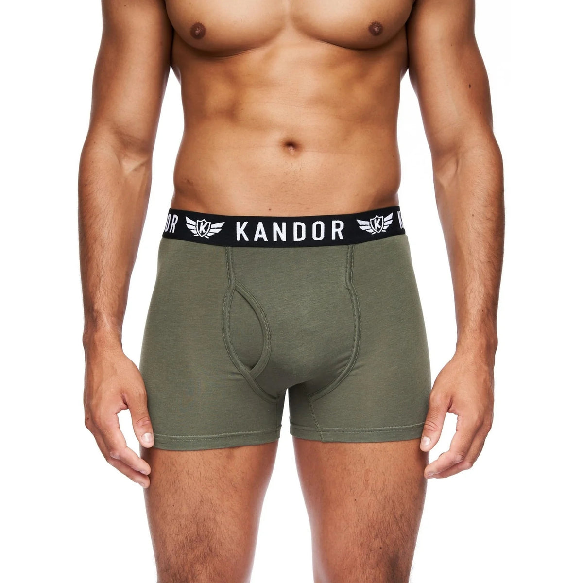 Multicoloured - Back - Kandor Mens Bambers Boxer Shorts (Pack Of 5)