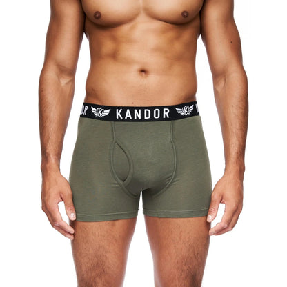 Multicoloured - Back - Kandor Mens Bambers Boxer Shorts (Pack Of 5)