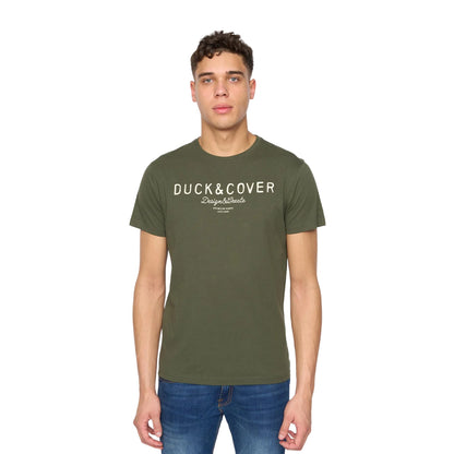 Multicoloured - Pack Shot - Duck and Cover Mens Mullbarry Assorted Designs T-Shirt (Pack of 5)