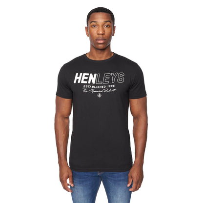 Multicoloured - Lifestyle - Henleys Mens Varick T-Shirt (Pack of 5)