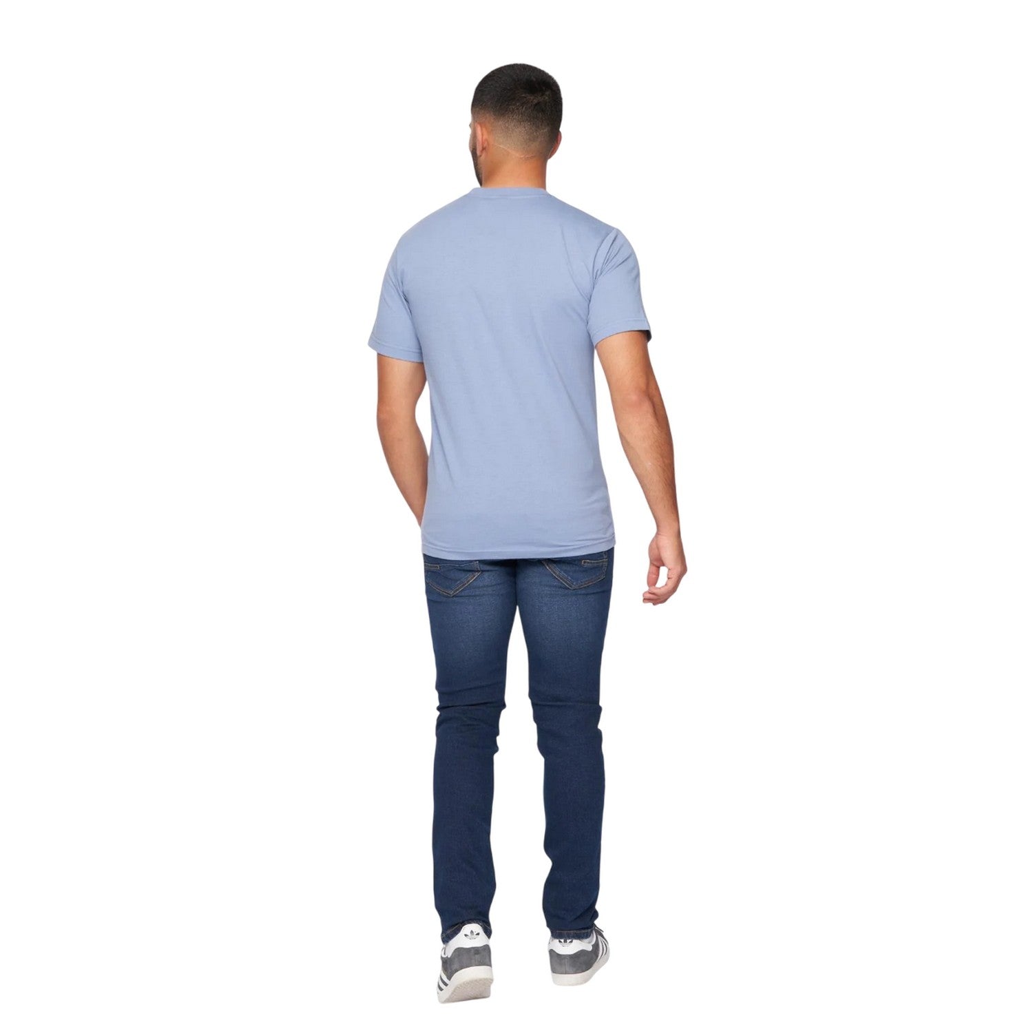 Blue - Back - One True Saxon Mens Paisley T-Shirt