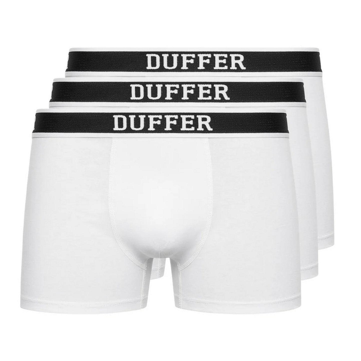 Multicoloured - Front - Duffer Mens Holloway Boxer Shorts (Pack of 3)
