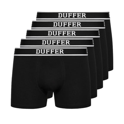 Multicoloured - Front - Duffer Mens Easton Boxer Shorts (Pack of 5)