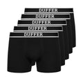 Multicoloured - Front - Duffer Mens Easton Boxer Shorts (Pack of 5)