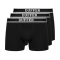 Multicoloured - Front - Duffer Mens Easton Boxer Shorts (Pack of 3)