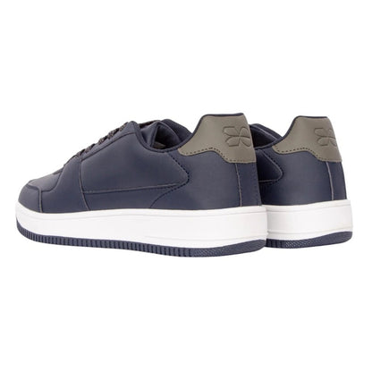 Navy - Back - Crosshatch Mens Toribio Trainers
