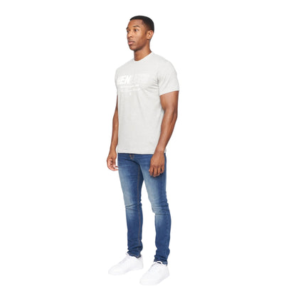 Grey Marl - Side - Henleys Mens Melvern T-Shirt