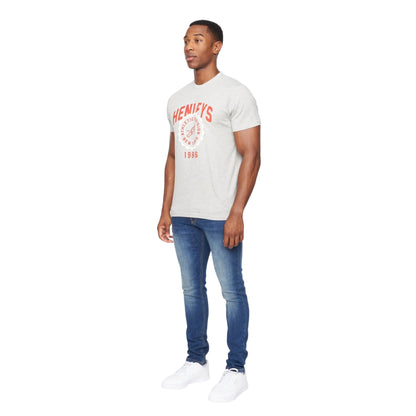 Grey Marl - Side - Henleys Mens Tipton T-Shirt