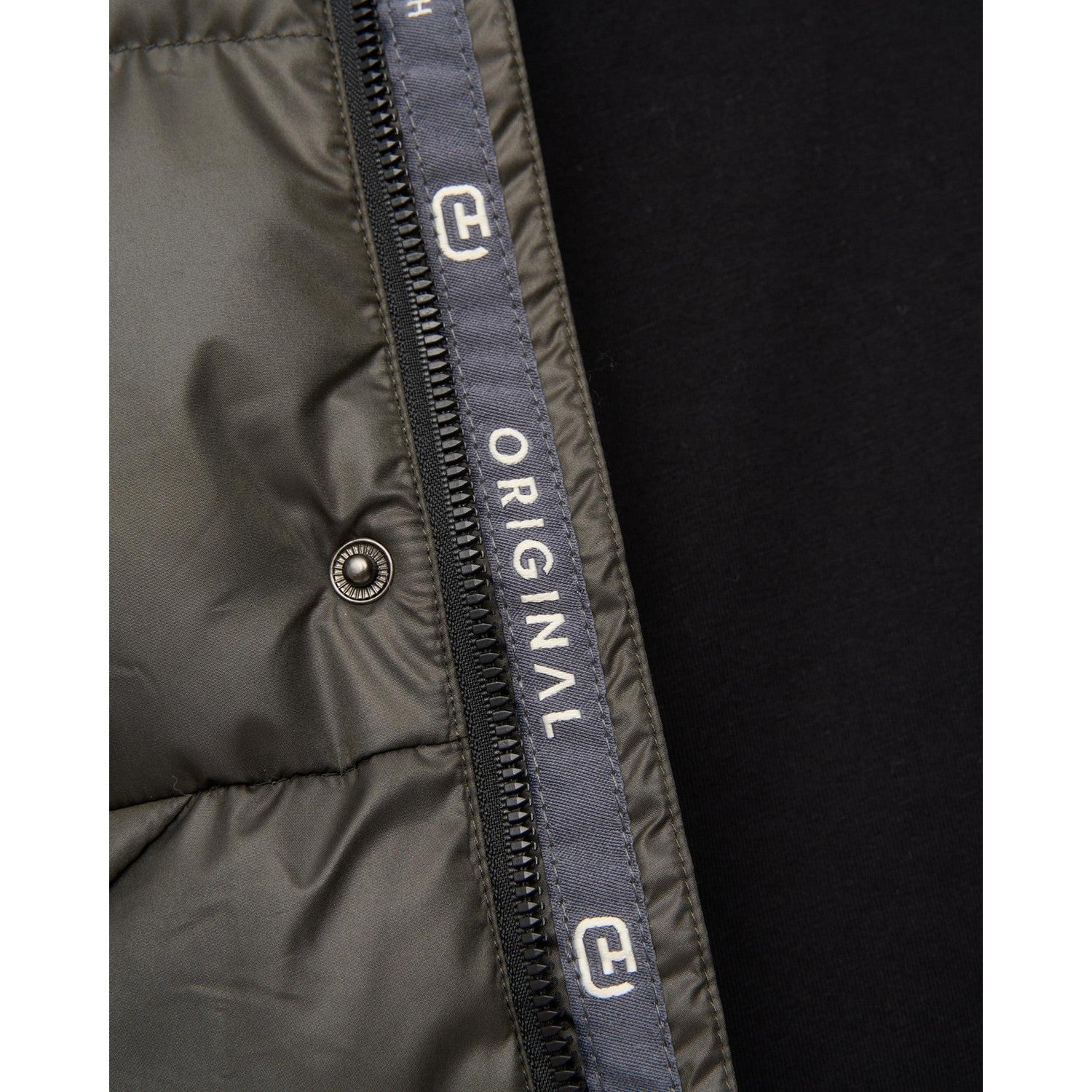 Olive - Pack Shot - Crosshatch Mens Camptor Panelled Jacket