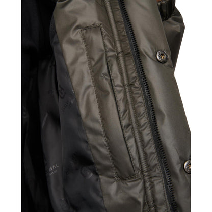 Olive - Lifestyle - Crosshatch Mens Camptor Panelled Jacket