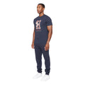 Navy - Side - Henleys Mens Belton T-Shirt