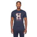 Navy - Front - Henleys Mens Belton T-Shirt