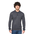 Black Marl - Front - Bewley & Ritch Mens Ashland Polo Sweatshirt