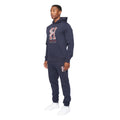 Navy - Side - Henleys Mens Belton Jogging Bottoms