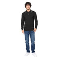 Black - Side - Bewley & Ritch Mens Ambrosden Knitted Polo Neck Jumper