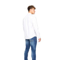 White - Back - Bewley & Ritch Mens Chatmen Oxford Slim Shirt