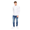 White - Side - Bewley & Ritch Mens Chatmen Oxford Slim Shirt