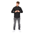 Black - Side - Bewley & Ritch Mens Chatmen Oxford Slim Shirt