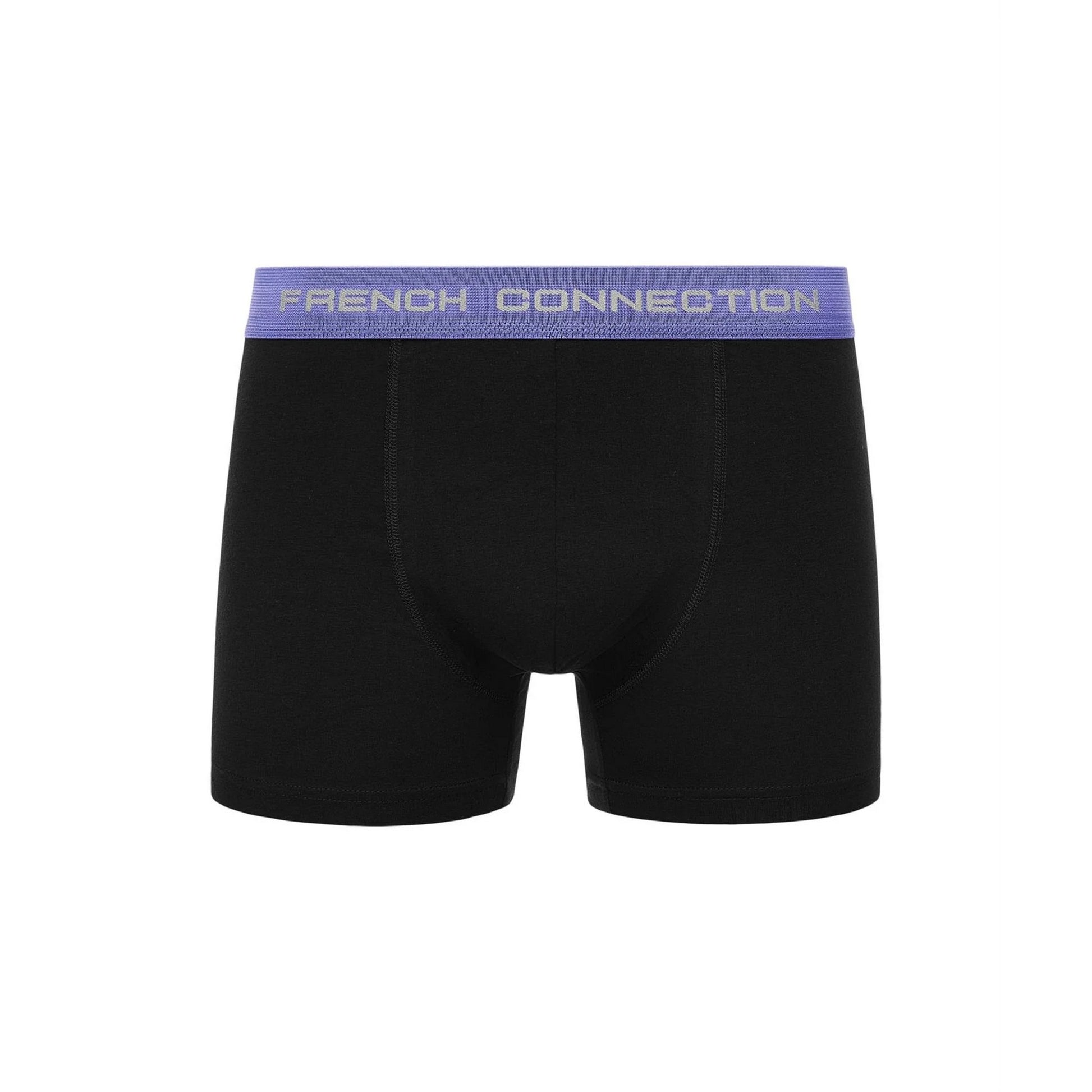 Black - Pack Shot - French Connection Mens FC6 Boxer Shorts (Pack of 3)