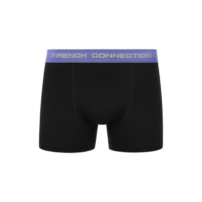 Black - Pack Shot - French Connection Mens FC6 Boxer Shorts (Pack of 3)