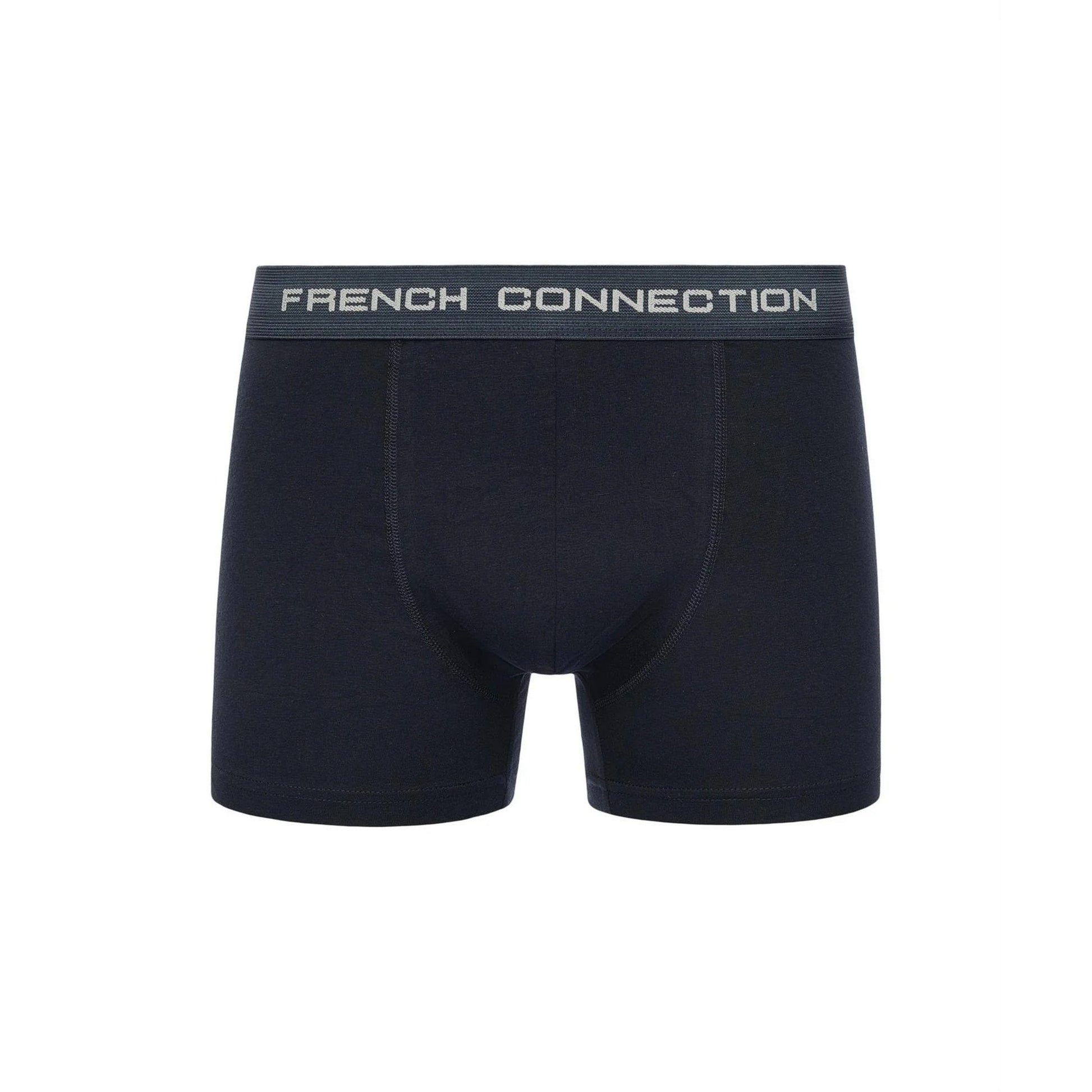 Navy - Pack Shot - French Connection Mens FC16 Boxer Shorts (Pack of 3)