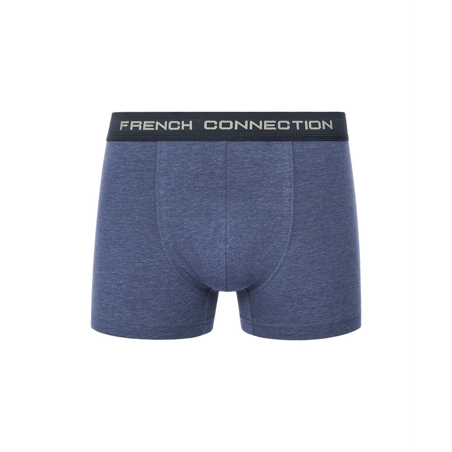 Blue - Side - French Connection Mens FC15 Boxer Shorts (Pack of 3)
