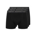 Black - Front - French Connection Mens FC1 Boxer Shorts (Pack of 3)