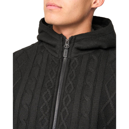 Black - Side - Bewley & Ritch Mens Tonbridge Cardigan