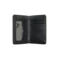 Black - Back - French Connection Mens Classic Leather Card Holder