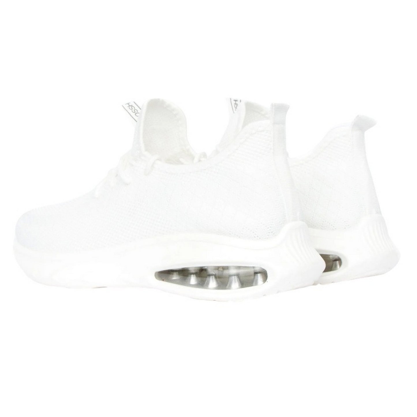 White - Back - Crosshatch Mens Trevel Trainers