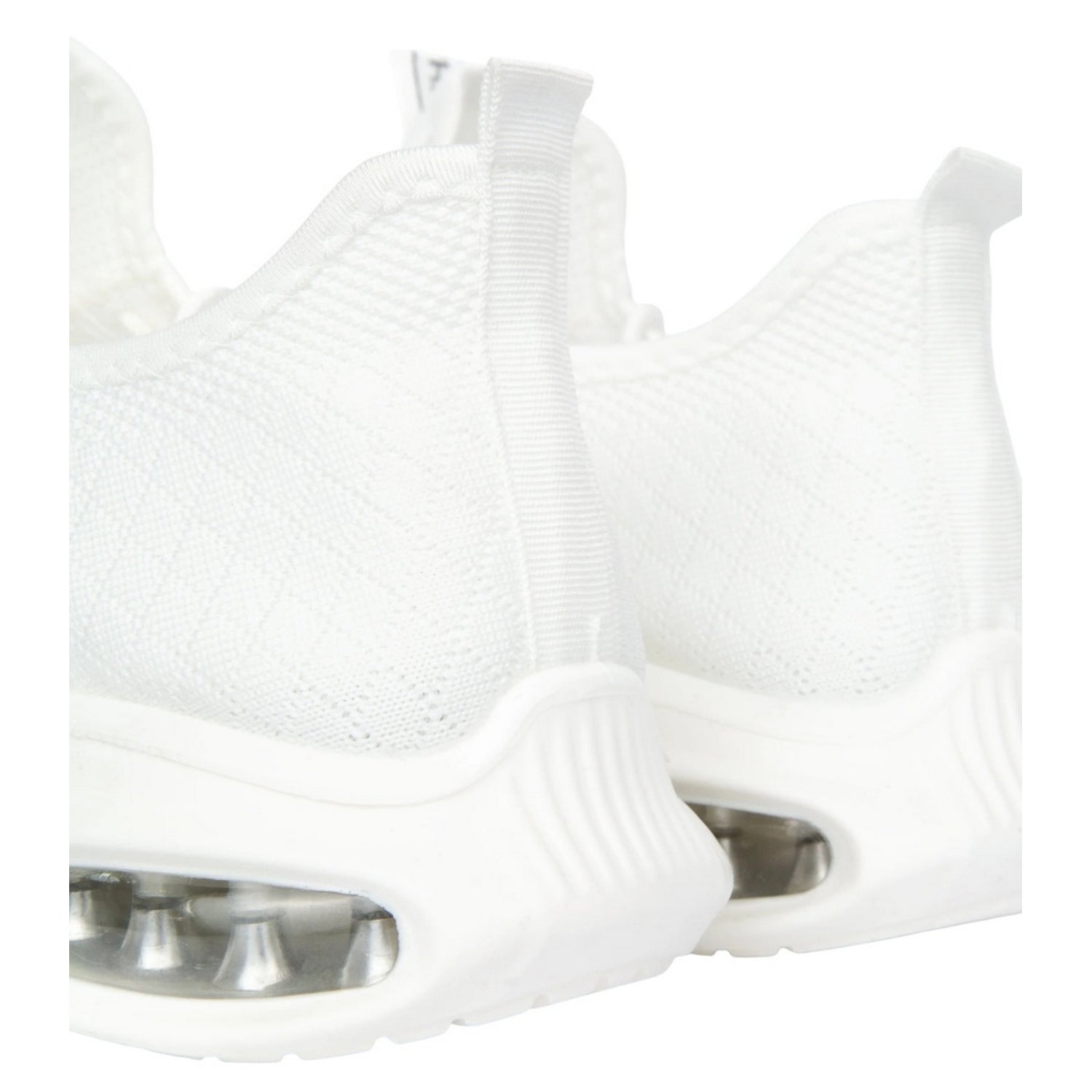 White - Side - Crosshatch Mens Trevel Trainers