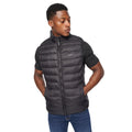Black - Front - Crosshatch Mens Gattering Gilet